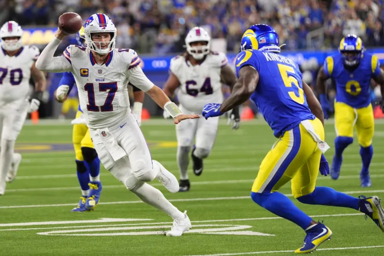 Josh Allen racks up 331 yards and Bills outlast Rams with help from blocked FG for 37-34 win in OT
